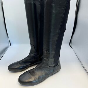 Johnston & Murphy  Black Leather Riding Boots size 9